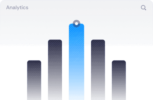 Analytics chart with iMessage reply rate leading